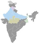 Inde • |1206/1290| • dynastie des Esclaves (ou Mamelouks): carte